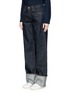 Front View - Click To Enlarge - SIMON MILLER - Zuna' dark wash wide leg jeans