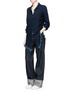Figure View - Click To Enlarge - SIMON MILLER - Zuna' dark wash wide leg jeans
