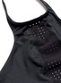 Detail View - Click To Enlarge - VITAMIN A - 'Celine' perforated tankini top