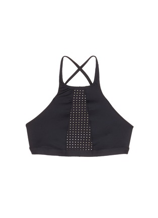 Main View - Click To Enlarge - VITAMIN A - 'Celine' perforated tankini top