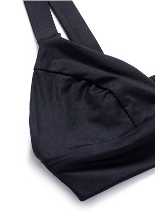 Detail View - Click To Enlarge - VITAMIN A - 'Neutra' cutout triangle bralette top