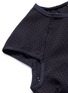 Detail View - Click To Enlarge - VITAMIN A - 'Camila' perforated cropped rash guard