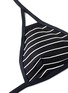 Detail View - Click To Enlarge - VITAMIN A - 'Serra' stripe cutout keyhole wrap bikini top