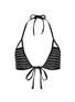 Main View - Click To Enlarge - VITAMIN A - 'Serra' stripe cutout keyhole wrap bikini top