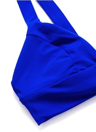 Detail View - Click To Enlarge - VITAMIN A - 'Neutra' cutout triangle bralette top