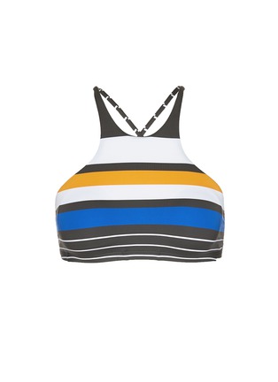 Main View - Click To Enlarge - VITAMIN A - 'Cozumel' variegated stripe tankini top