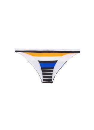 Main View - Click To Enlarge - VITAMIN A - 'Giselle' mitre stripe hipster bikini bottoms
