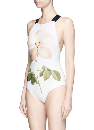 Figure View - Click To Enlarge - CHICTOPIA - Floral print one-piece swimsuit