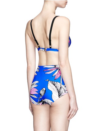 Back View - Click To Enlarge - CHICTOPIA - Floral print bikini set
