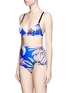 Figure View - Click To Enlarge - CHICTOPIA - Floral print bikini set