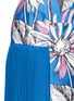 Detail View - Click To Enlarge - CHICTOPIA - Asymmetric accordion pleat floral print skirt