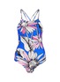Main View - Click To Enlarge - CHICTOPIA - Crisscross back floral print one-piece swimsuit