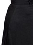 Detail View - Click To Enlarge - HELEN LEE - Asymmetric drape sateen midi skirt