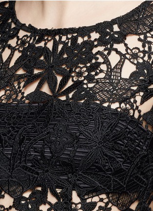 Detail View - Click To Enlarge - HELEN LEE - Guipure lace shell top