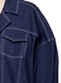 Detail View - Click To Enlarge - SHUSHU/TONG - Cropped oversize denim jacket
