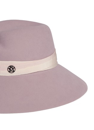 Detail View - Click To Enlarge - MAISON MICHEL - 'Rose' layered ribbon rabbit furfelt hat