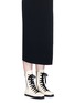 Figure View - Click To Enlarge - ANN DEMEULEMEESTER - 'Anthem' leather lace-up sneakers