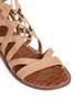 Detail View - Click To Enlarge - SAM EDELMAN - 'Gena' lace-up suede gladiator sandals