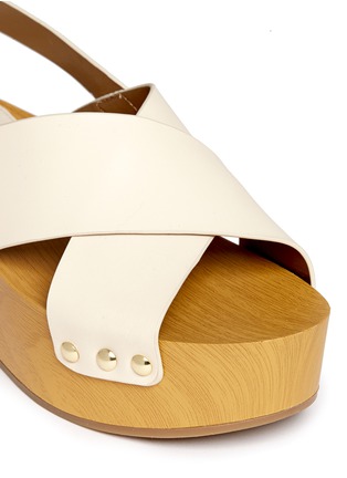 Detail View - Click To Enlarge - SAM EDELMAN - 'Bentlee' leather platform sandals