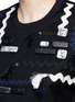 Detail View - Click To Enlarge - TOGA ARCHIVES - Mix appliqué flare sleeve jersey T-shirt