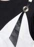 Detail View - Click To Enlarge - TOGA ARCHIVES - Cross back cotton taffeta dress