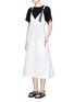 Figure View - Click To Enlarge - TOGA ARCHIVES - Cross back cotton taffeta dress
