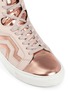 Detail View - Click To Enlarge - EUGÈNE RICONNEAUS - 'Nicole' mirror leather combo high top sneakers