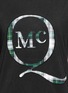 Detail View - Click To Enlarge - MC Q - Tartan logo T-shirt