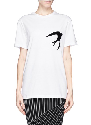 Main View - Click To Enlarge - MC Q - Flocked swallow T-shirt
