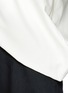 Detail View - Click To Enlarge - MC Q - Colourblock drape dress
