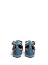 Back View - Click To Enlarge - VALENTINO GARAVANI - 'Love Latch' caged patent leather flats