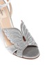 Detail View - Click To Enlarge - VALENTINO GARAVANI - 'Angelicouture' angel wing velvet sandals
