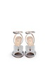 Figure View - Click To Enlarge - VALENTINO GARAVANI - 'Angelicouture' angel wing velvet sandals