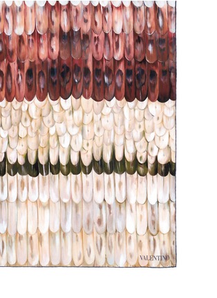 Detail View - Click To Enlarge - VALENTINO GARAVANI - 'Angelicouture' print silk twill scarf