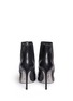 Back View - Click To Enlarge - RENÉ CAOVILLA - Strass pavé satin trim leather boots