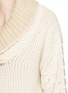 Detail View - Click To Enlarge - SEE BY CHLOÉ - Shawl collar textured knit sweater