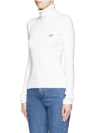 Front View - Click To Enlarge - SEE BY CHLOÉ - Wool-cashmere turtleneck sweater