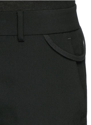 Detail View - Click To Enlarge - HELMUT LANG - Bonded cuff stretch gabardine pants