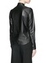Back View - Click To Enlarge - HELMUT LANG - Lamb leather shirt
