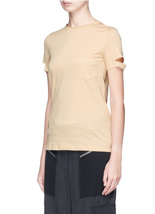 Front View - Click To Enlarge - HELMUT LANG - Midweight cotton T-shirt