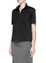 Front View - Click To Enlarge - HELMUT LANG - 'Sponge' technical neoprene polo shirt