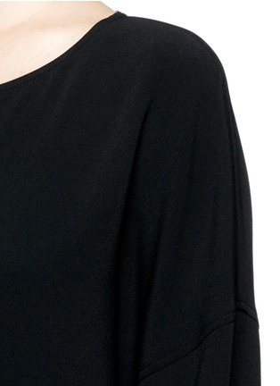 Detail View - Click To Enlarge - HELMUT LANG - Stretch crepe blouse