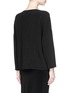 Back View - Click To Enlarge - HELMUT LANG - Stretch crepe blouse