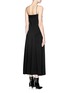 Back View - Click To Enlarge - HELMUT LANG - Matte twill midi dress