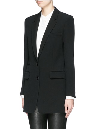 Front View - Click To Enlarge - HELMUT LANG - Notched lapel stretch suit blazer