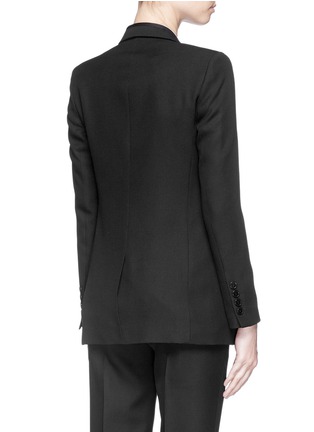 Back View - Click To Enlarge - HELMUT LANG - Wool piqué blazer