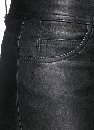 Detail View - Click To Enlarge - HELMUT LANG - Stretch leather pants