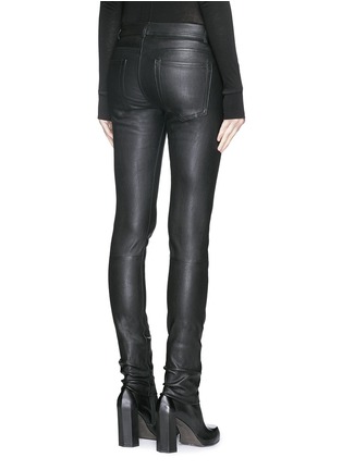 Back View - Click To Enlarge - HELMUT LANG - Stretch leather pants