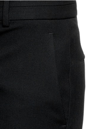 Detail View - Click To Enlarge - HELMUT LANG - Wool piqué pants
