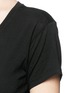 Detail View - Click To Enlarge - HELMUT LANG - Cotton-cashmere T-shirt
